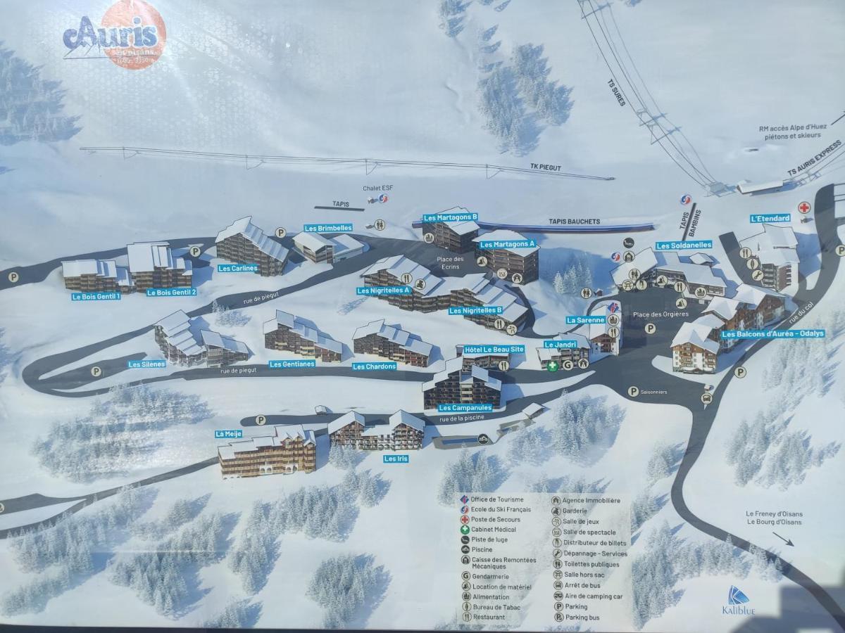 Appartement Les Iris T2 station Alpe Huez à Auris Extérieur photo